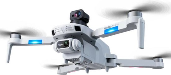 LUXWALLET Falcon X Dodge Pro - 30KM/h Drone - WiFi GPS 1080P Full HD Drone – Laser Obstakel Sensor - EIS Stabilisator - 2000 Meter Afstand + 2x Accu